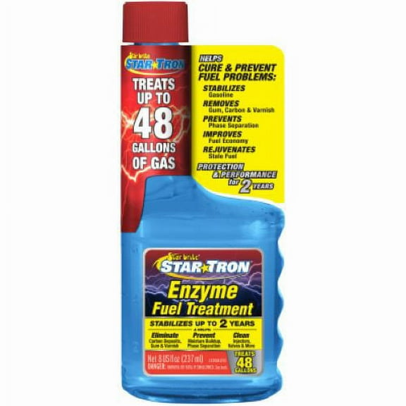 Star Brite 14308 8 oz Bottle Of Star Tron Enzyme Gas Additive Fuel Treatment - Quantity of 3