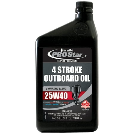 Star brite Super Premium 4 Stroke Oil - 25W-40 Synthetic Blend Oil
