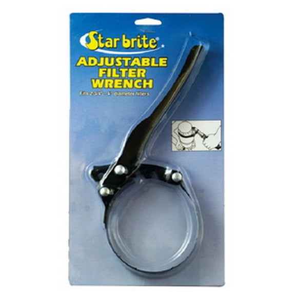 Starbrite Adjustable Filter Wrench, 2-3/4 to 4"
