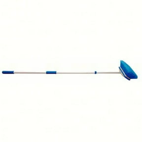 STAR BRITE Deluxe Telescoping Deck Brush Kit - Extends 3' - 6' - Extendable Aircraft-Grade Aluminum Handle, Soft or Medium Bristles, Floats if Dropped, Ergonomic Design, Multi-Surface Cleaning