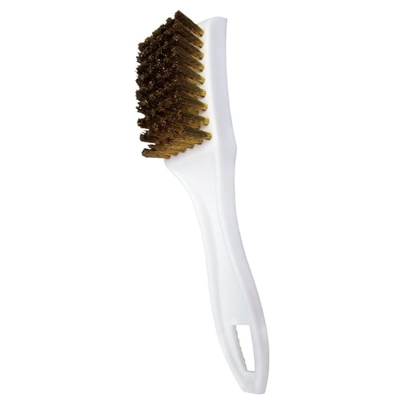 STAR BRITE Small Plastic Utility Brush with Brass Bristles (040069)