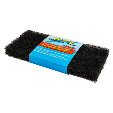 Star Brite 40127; Scrub Pad Flex Head Coarse Blk