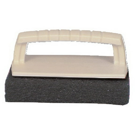 Star brite Coarse Black Scrub Pad with Interchangeable Handle