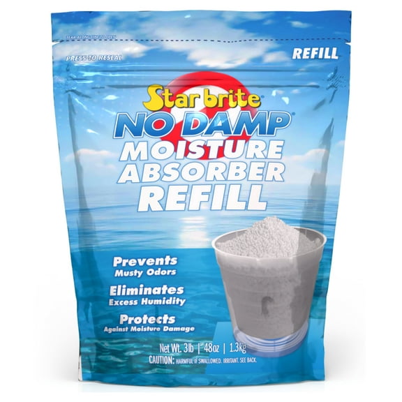 NO DAMP RESEALABLE REFILL BAG 48 OZ