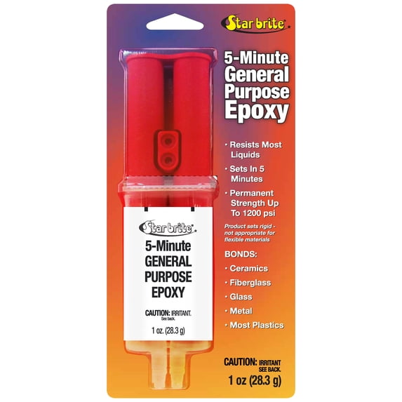 STAR BRITE 5 Minute General Purpose Epoxy - Clear