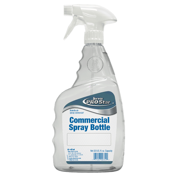 Star brite PRO 32 Oz Commercial-Grade Spray Bottle - Adjustable Nozzle