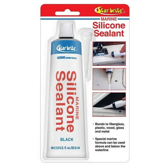 STAR BRITE Silicone Sealant Clear 2.8 OZ. (082102P)