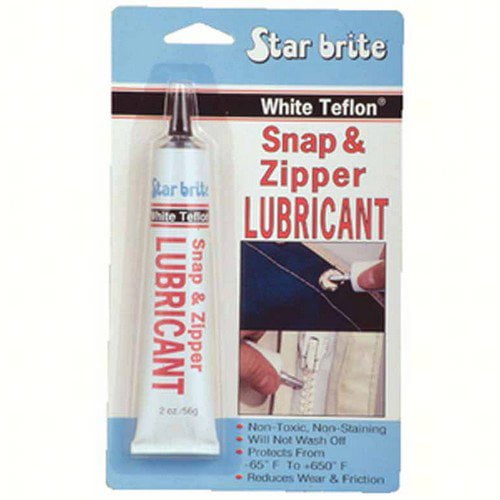 Zipper Wax & Zip Lube Marine Grade Zipper Lubricant Stick Zipper Lubricate  with Ease Boat, Canvas, Bimini Snap, Metal Zippers, Jackets, Coolers, Vinyl