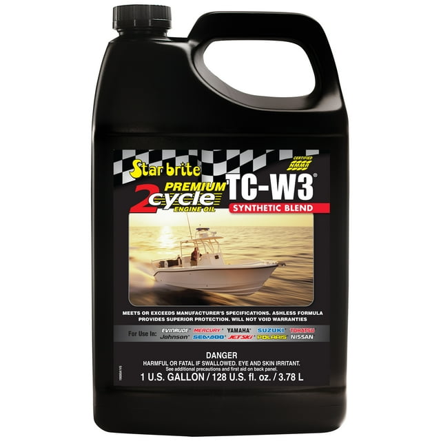 Star Brite Synthetic Blend Motor Oil TC-W3, 1 Gallon, 19000