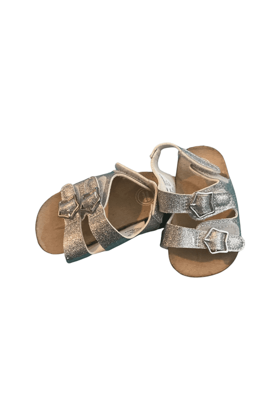Star Buckled Sandals with Velcro Straps