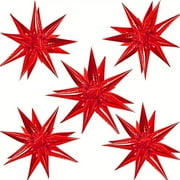Star Burst Explosion Star point Foil Balloons Chirstmas Party Wedding Event