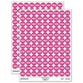 thumbnail image 1 of Star Burst Fun Text Teacher School 200+ Round Stickers - Hot Pink - Matte Finish - 0.50" Size, 1 of 3