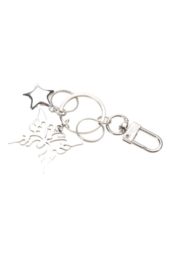 Star Butterfly Keychain Unique Butterfly Key Holder Fashionable Key Chain