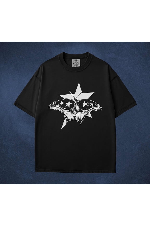 Star Butterfly TShirt Cute Aesthetic Whimsical Bug Shirt Grunge Y2K Tee Cool Retro TShirt