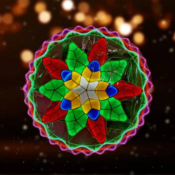 Star Capiz na Parol, Christmas Lantern LED 30 inches