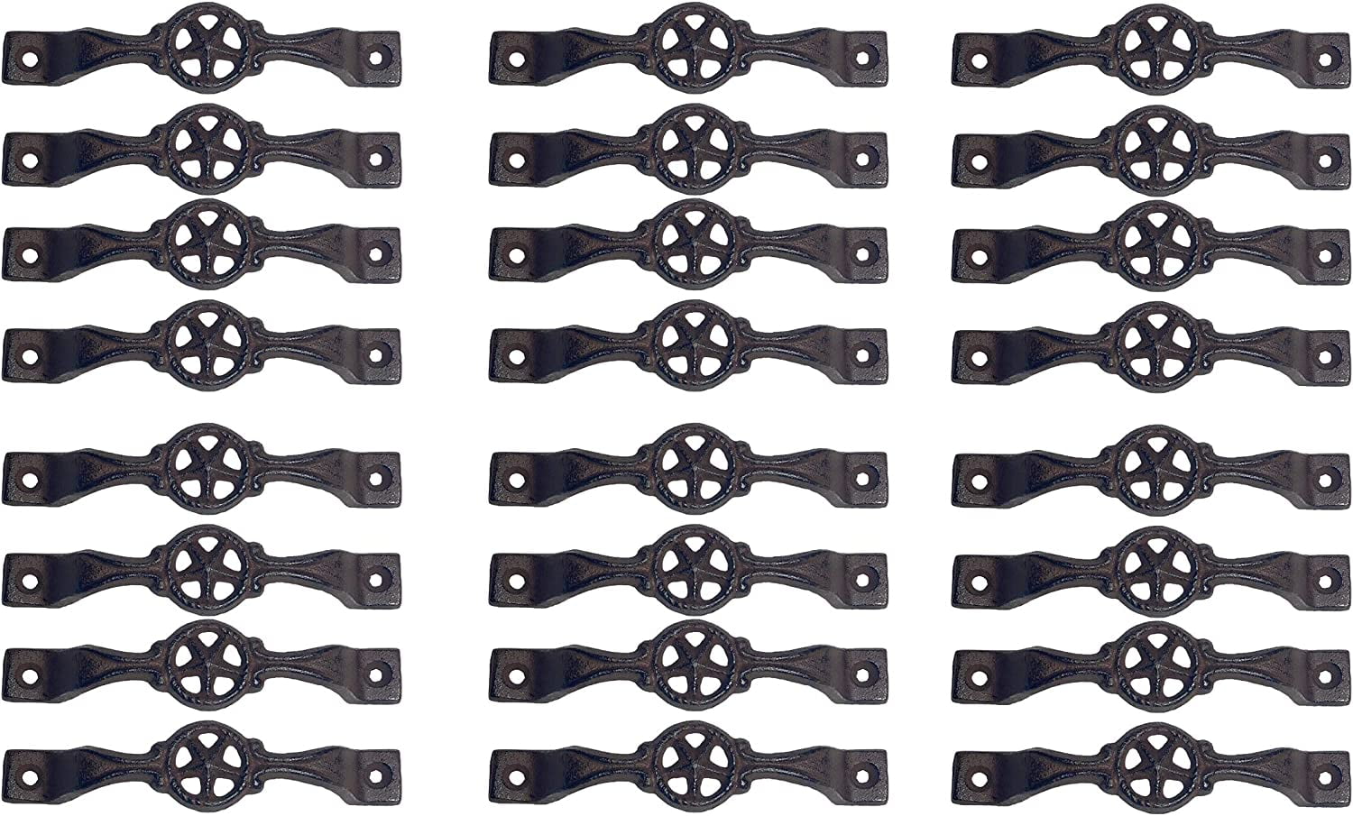 Star Cast Iron Kitchen Hles Drawer Pulls Antique Barn Rustic