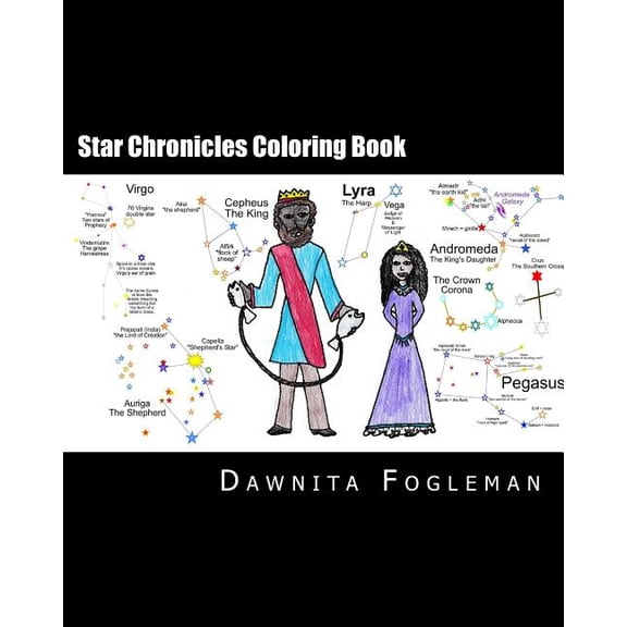 Star Chronicles Coloring Book: Bible Based Study of the Constellations (Paperback)