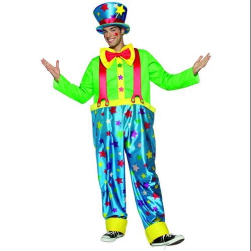Carnival Toys Clown-Kostüm – Overall Mit Hut, Größe XL, Für Herren