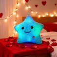 thumbnail image 1 of Star Colorful Light Up Pillow,Twinkle Star Shaped Plush Pillow,Cute Stuffed Animal Night Light Up Star Novelty Pillows,Creative Glowing Plush Pillow Gift for Birthday Valentines Bedroom Living Room, 1 of 9