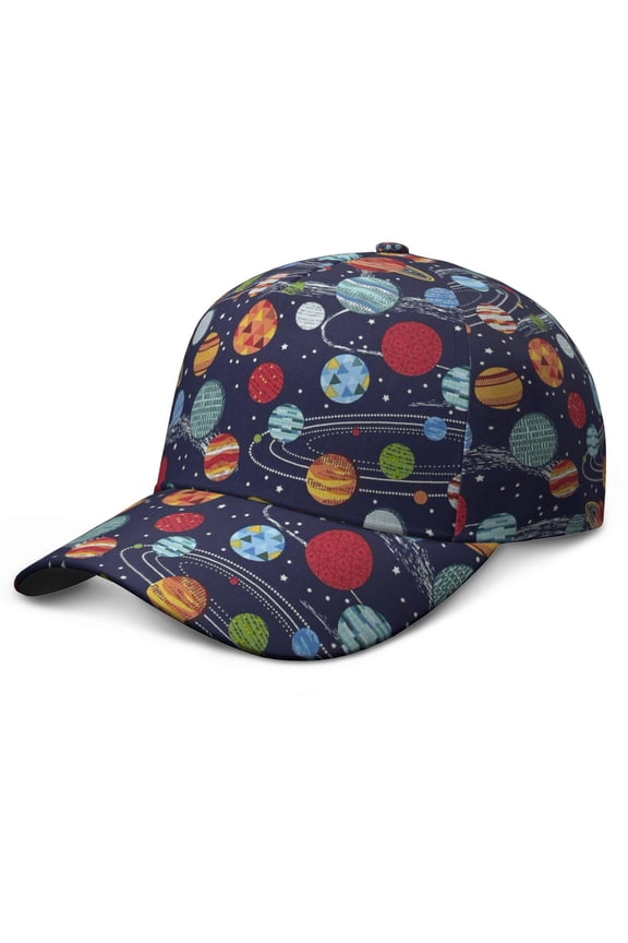 Star Constellation Nebula Cosmic Baseball Cap – Performance Adjustable Hat for Baseball, Soccer, Basketball Fans and Outdoor Activities