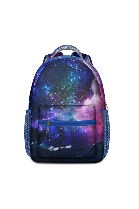 Star Constellation Space Galaxy Backpack for with Moon Sun Rocket and Alien Theme Lightweight School Bag