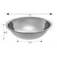 thumbnail image 1 of Stainless Steel Mixing Bowl for Commercial and Home Kitchen- 5 Quart Capacity, 1 of 4