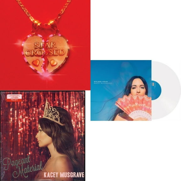 Star-Crossed (Ruby Red LP Vinyl) & Pageant Material (Pink/White LP Vinyl) & Golden Hour (LP)