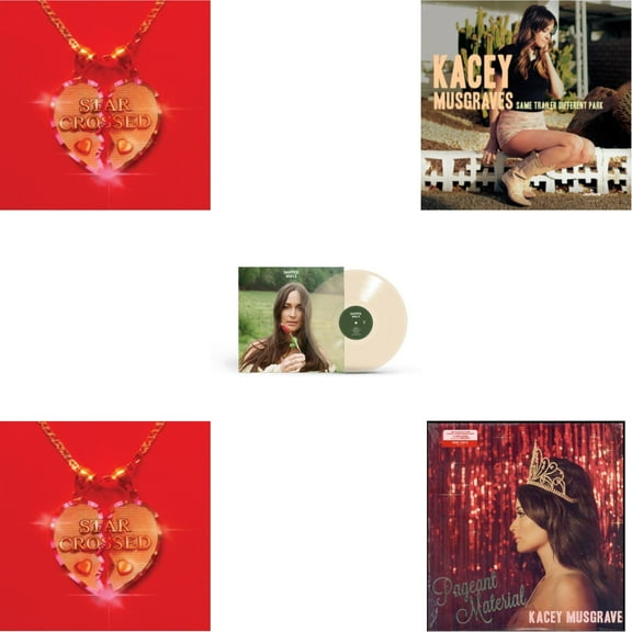 Star-Crossed (Sea Foam LP Vinyl) & Star-Crossed (Neon Yellow LP Vinyl) & Deeper Well (Transparent Cream LP Vinyl) & Same Trailer Different Park & Pageant Material (Pink/White LP Vinyl)