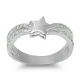thumbnail image 1 of Star Cubic Zirconia Ring Sterling Silver 925, 1 of 3