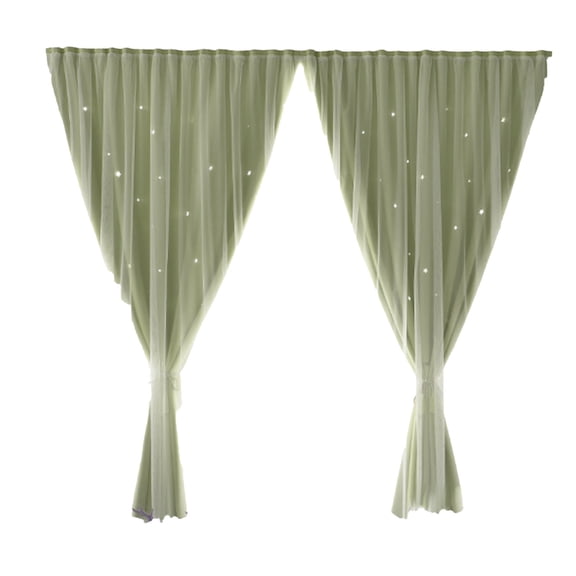Star Curtains, Blackout Curtains for Bedroom and Living Room, 39.37 x 78.74 Inch, Room Darkening Drapes, Window Panels for Home Decor, Home Theater, Dorm Room