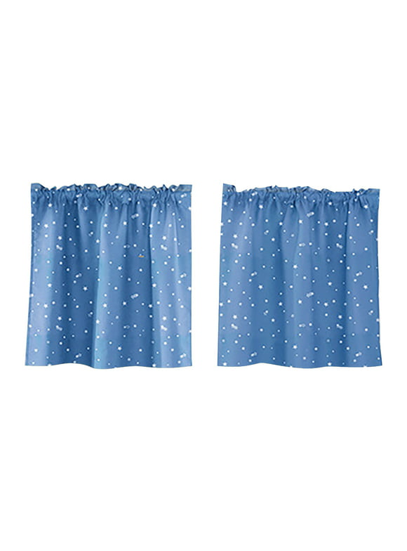 Star Curtains Short Curtains Small Curtains Rod Curtains Kitchen Coffee Curtains Bedroom Curtains Lace Curtains 24 X 29 Inch 2 Panels Linen Shower Curtain Shower Curtain with Liner And Hooks Cold