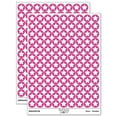 thumbnail image 1 of Star Curved Points 200+ Round Stickers - Hot Pink - Matte Finish - 0.50" Size, 1 of 3