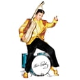 thumbnail image 1 of Star Cutouts Elvis Presley Gold Jacket and Drums Cardboard Cutout Life Size Standup, 1 of 1