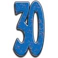 thumbnail image 1 of Star Cutouts SC153 Number 30 Cardboard Cutout Standup, 1 of 1