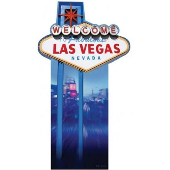 Star Cutouts SC17 Vegas Sign Cardboard Cutout