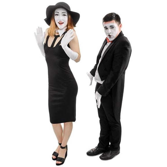 Star Cutouts SC2167 Mime Couple Cardboard Cutout