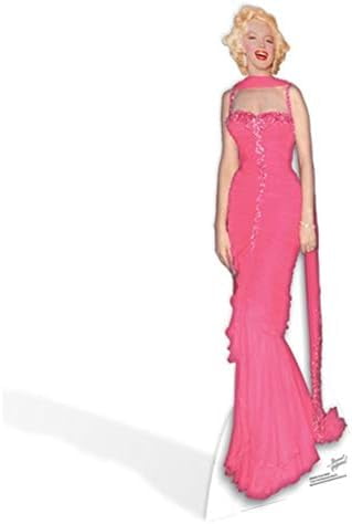 Star Cutouts Marilyn Monroe Aufsteller - Pfirsich Night-Gown Pappaufsteller Für Partys
