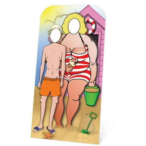 Star Cutouts Wedding Couple Cardboard Cutout Life Size Stand-In