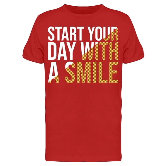 Star Day With Smile Bicolor T-Shirt Men -Image by Shutterstock, Male Medium