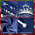 thumbnail image 1 of Star Design Merry Christmas Scene Religious Theme Banner for Christmas Party Indoor Decoration Holiday Event, 1 of 9
