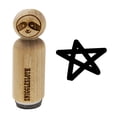 thumbnail image 1 of Star Doodle Rubber Stamp for Scrapbooking Crafting Stamping - Large 1-1/4 Inch, 1 of 1