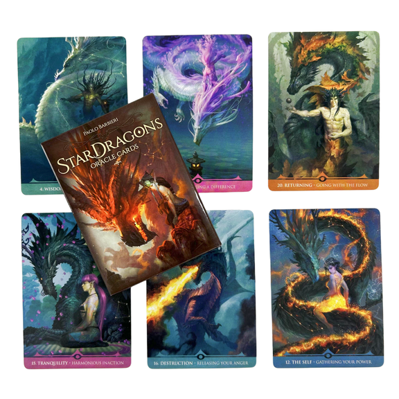 Star Dragons Oracle Cards Game Fortune-telling Tarot Divination Edition Creativity Messages Board Deck