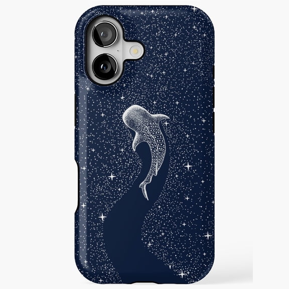 Star Eater Mythical Cosmic Creature Devouring a Celestial Body Galaxy iPhone Tough Case
