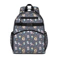 thumbnail image 1 of Star Fairy Princess Pattern Backpack for School,Cute School Bag,Schoolbag with Adjustable Shoulder Straps & Padded Back,15.25"x11.5"x5.25", 1 of 5