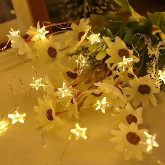 Star Fairy String Lights LED Star-Shaped Decorative Lights for Bedroom Party Wedding