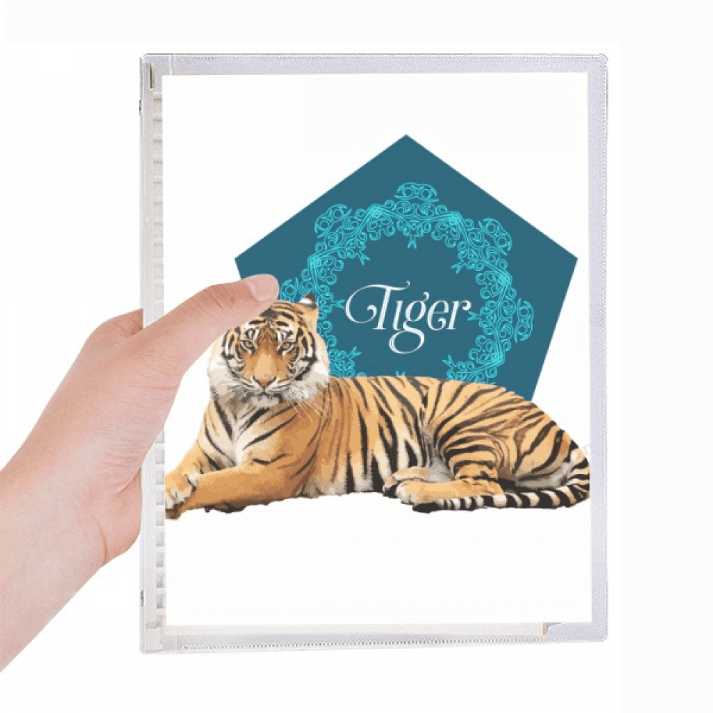 Star Feline Tiger Notebook Loose Diary Refillable Journal Stationery