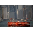 thumbnail image 1 of Star Ferry in Hong Kong Harbor, Hong Kong, China Poster Print by Walter Bibikow (35 x 24), 1 of 1