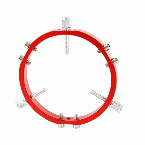 Star Finder Mount 3-Point Astrophotography Guide Locking Rings for Telescope Mount Finder Pointer 110mm Red,1 x Guide Ring,Red
