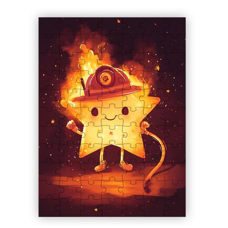Star Firefighter Jigsaw Puzzle by Dancing Littles Jungle - 88 Pieces ...
