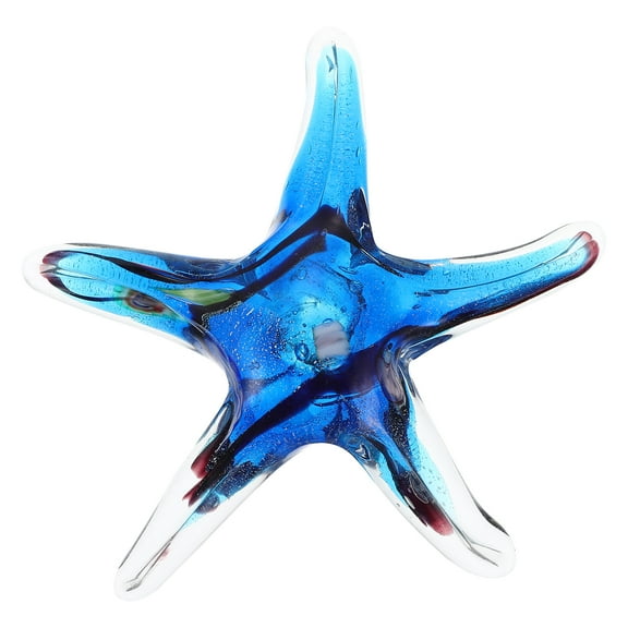 Star Fish Shells Blue Glass Bathroom Ornaments Office